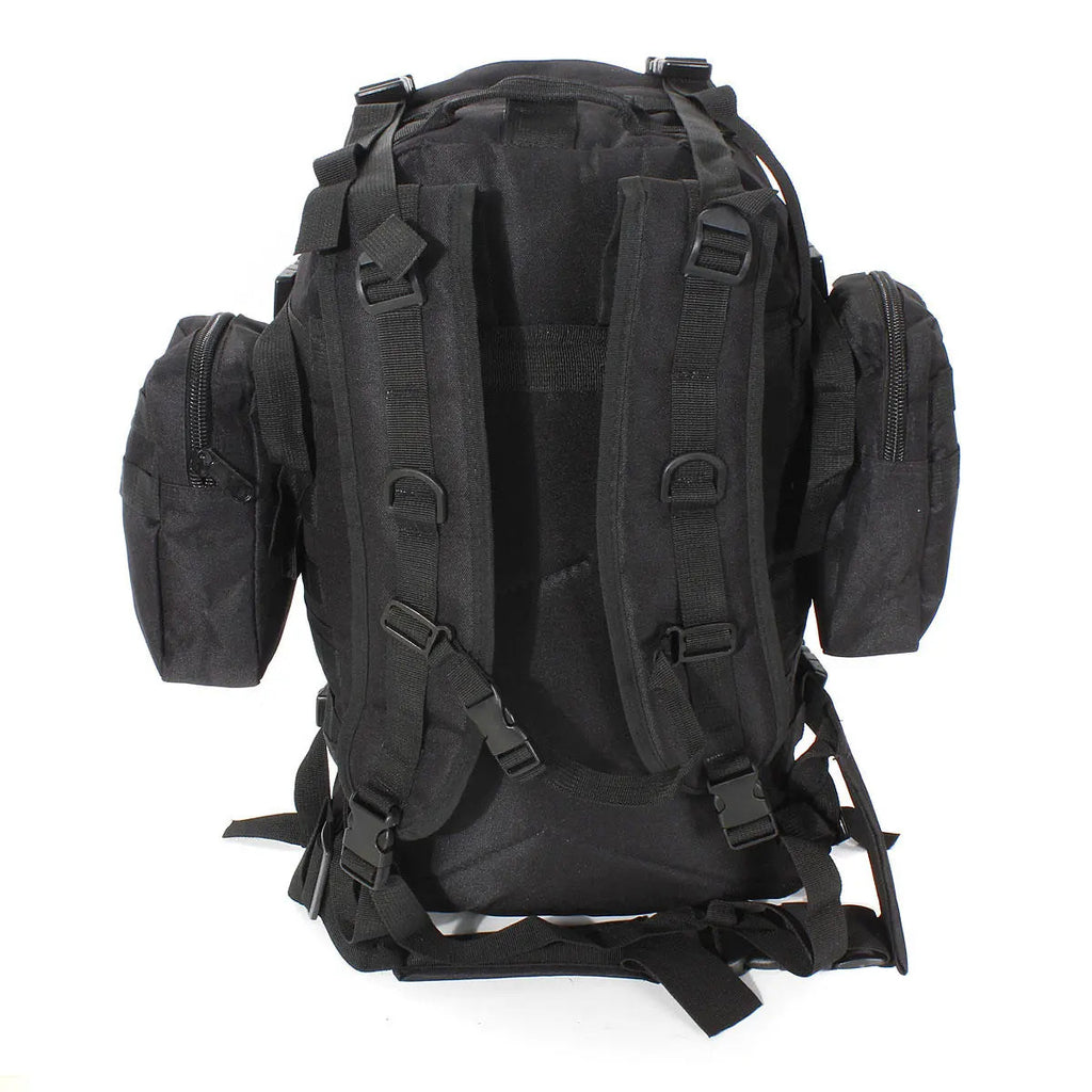 BlackOP™ 50L 600D Tactical Military MOLLE Hiking Backpack Bag Army Nylon Rucksack Outdoor Camping - iLuxurify
