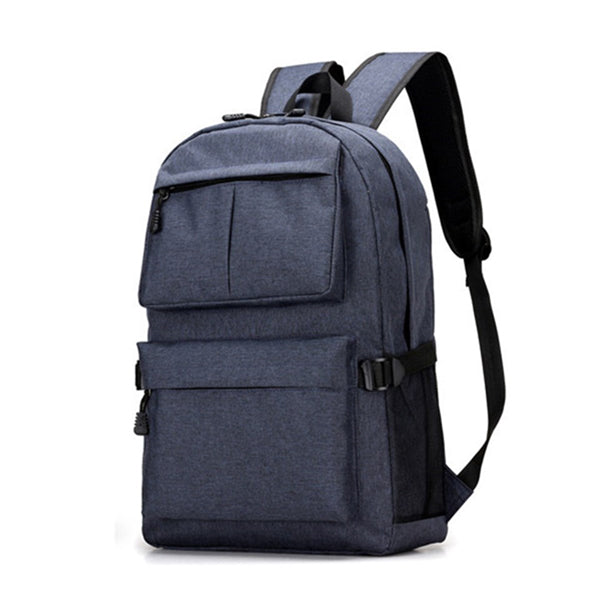 Men Waterproof Laptop Backpack Travel Bag With USB Charging Port - iLuxurify
