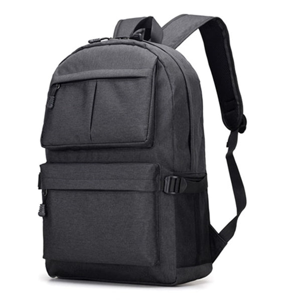 Men Waterproof Laptop Backpack Travel Bag With USB Charging Port - iLuxurify